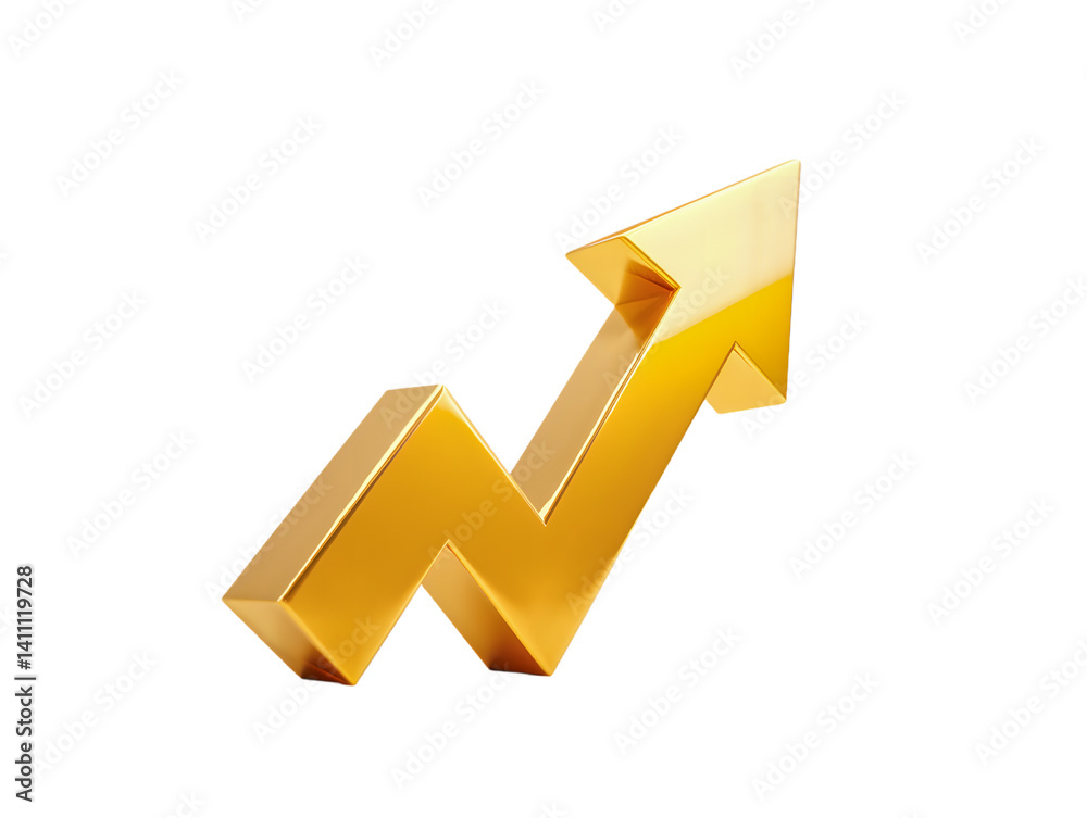 Gold Growth Arrow Graph Transparent PNG Gold Growth Arrow Graph Transparent PNG