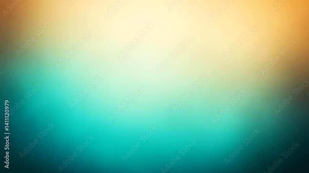 Fototapeta premium Abstract Teal and Beige Gradient Background Texture