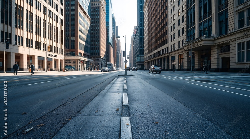 Fototapeta premium city street
