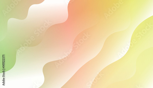 Wavy Background. For Futuristic Ad, Booklets. Vector Illustration with Color Gradient.