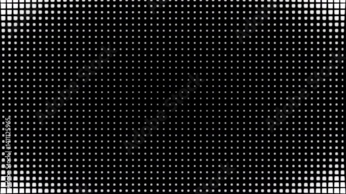 Animated backgrounds with white dots in grid pattern. Moving down. Black background. Seamless loop. 4K. Perfect for presentations, video intros, motion graphics, and digital backdrops.