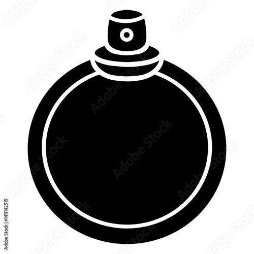 bottle of perfume icon logo
