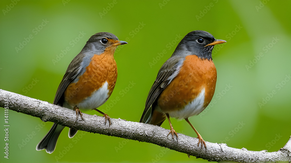 Fototapeta premium _DSC2007_American Robin, Texas USA