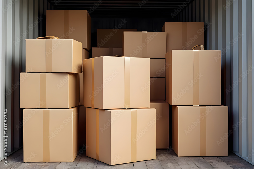 Cardboard boxes for containers, ready to ship worldwide Cardboard boxes for containers, ready to ship worldwide