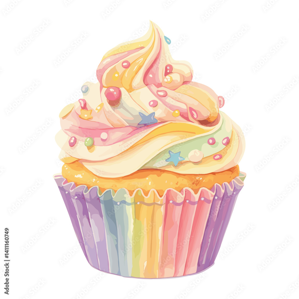 Cupcake cupcake illustration dessert vector