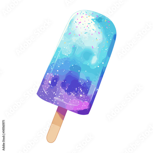 Popsicle illustration dessert cream vector