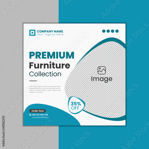 Modern Social Media Post Template  Editable Banner Design for Marketing & Promotion