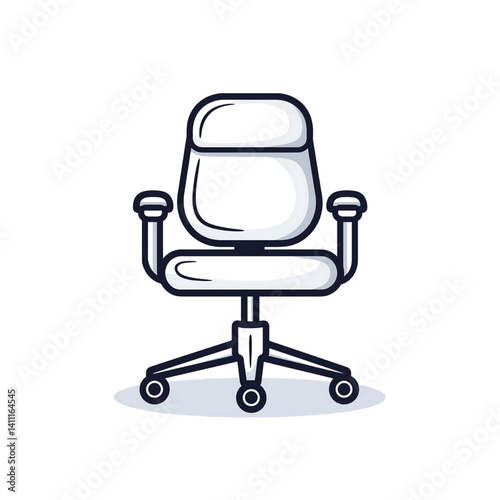Ergonomic Office Chair: Modern Desk Chair for Enhanced Workplace Productivity & Comfortable Seating