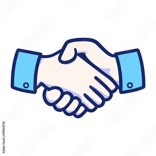 Handshake icon vector handshake illustration business vector