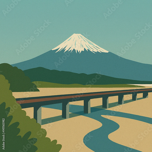 この街と富士の間で