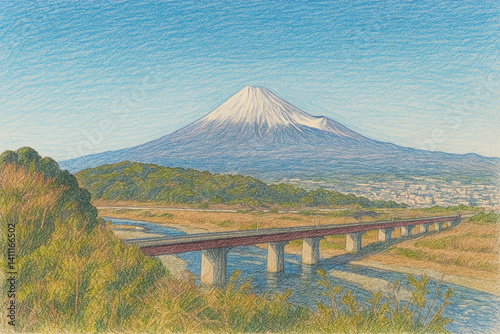 この街と富士の間で