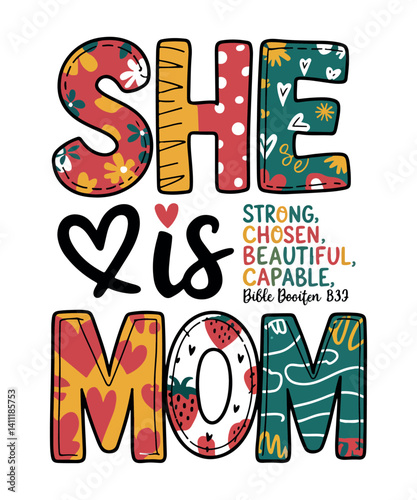 She is Mom Strong Beautiful