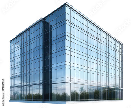 modern glass office building exterior
