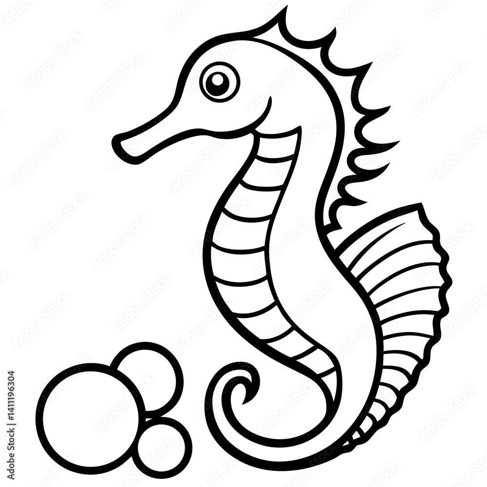 Fototapeta premium vector illustration of a cartoon snake