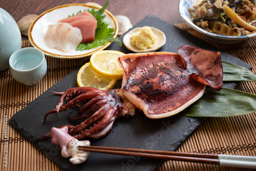焼いたイカの一夜干し1