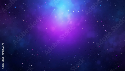 Fototapeta Naklejka Na Ścianę i Meble -  blue space background