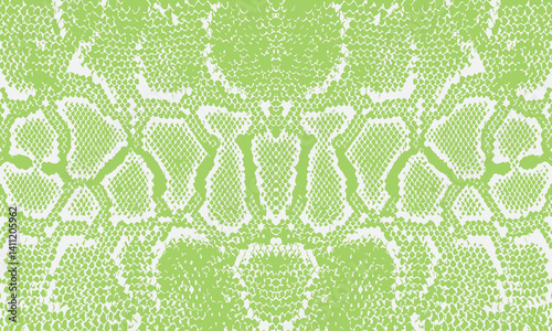 Distressed overlay texture of crocodile or snake skin leather, grunge vector background. Print