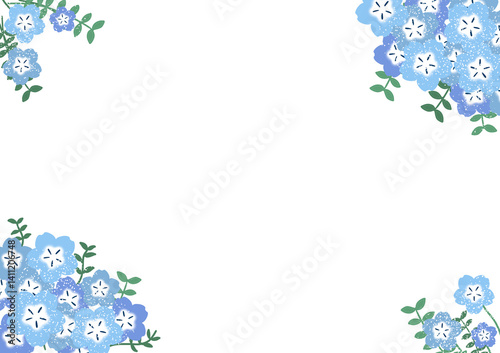 ネモフィラのフレーム