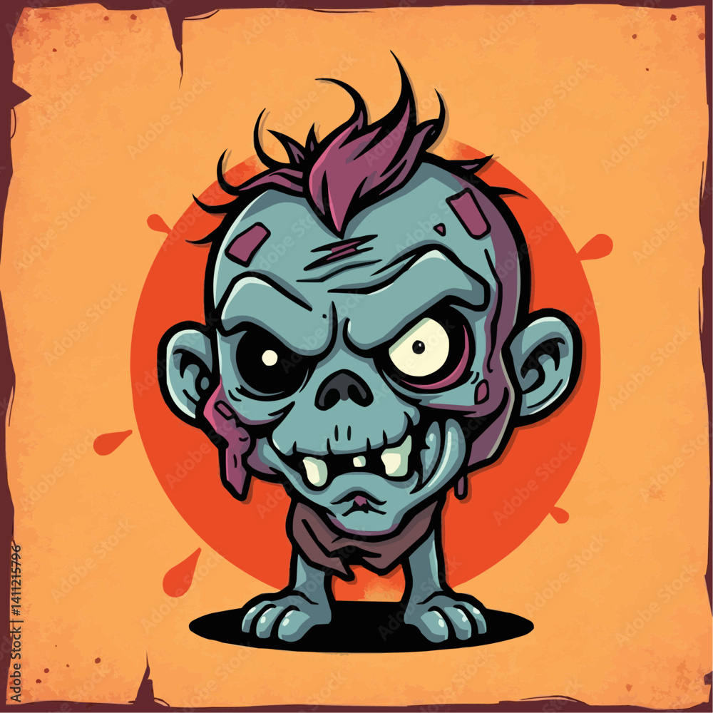 Vector Zombie Mascots logo Vector Zombie Mascots logo