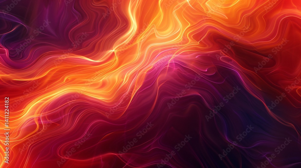 Abstract colorful background with glowing waves of energy and smoke vibrant colors Abstract colorful background with glowing waves of energy and smoke vibrant colors