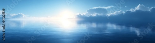 Wallpaper Mural Serene sunrise over calm ocean. Torontodigital.ca