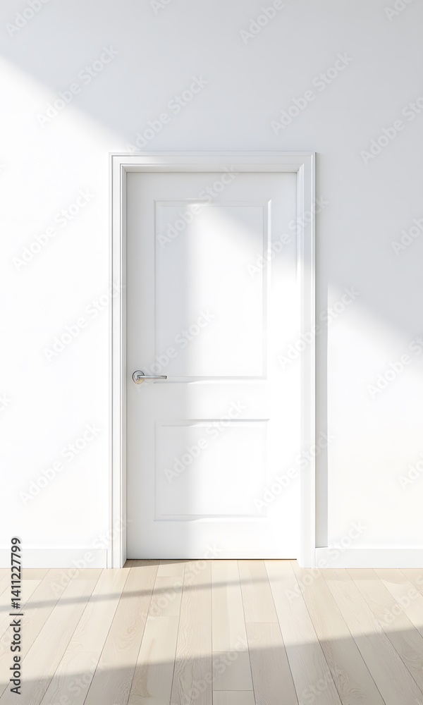 a door with light coming from behind and casting shadows. a door with light coming from behind and casting shadows.