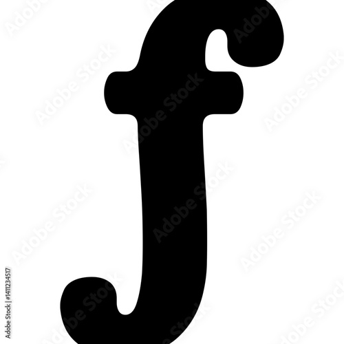  abstract F letter logo monogram illustration