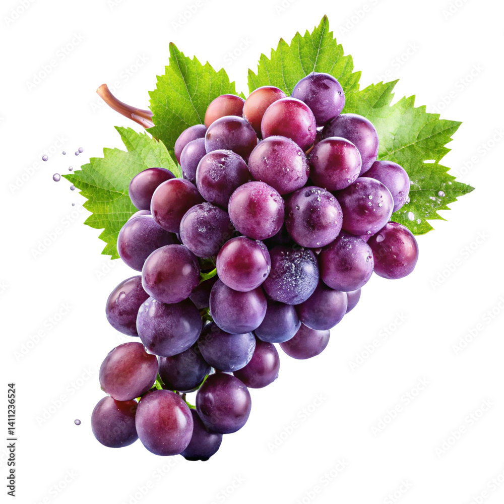 Fototapeta premium bunch of red grapes