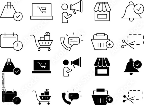 E-commerce Icon Vector