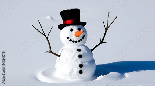 Lustiger Schneemann