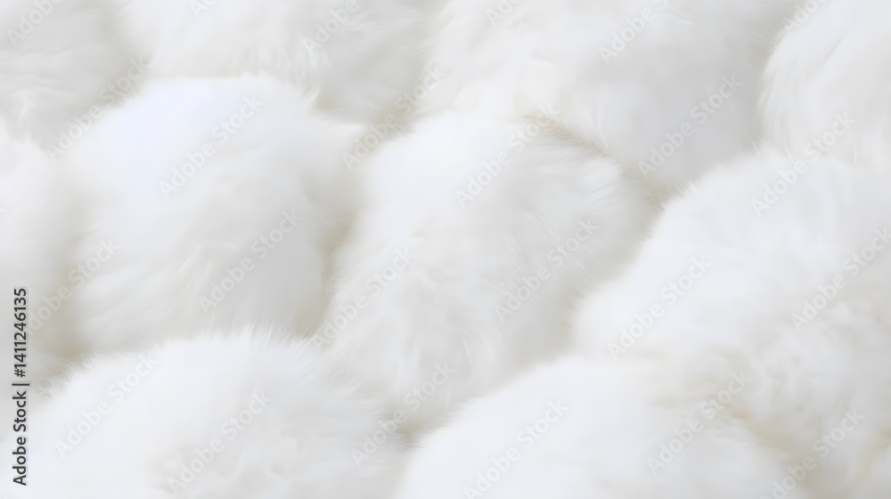 Soft White Fur Texture Background Fluffy Close Up Soft White Fur Texture Background Fluffy Close Up