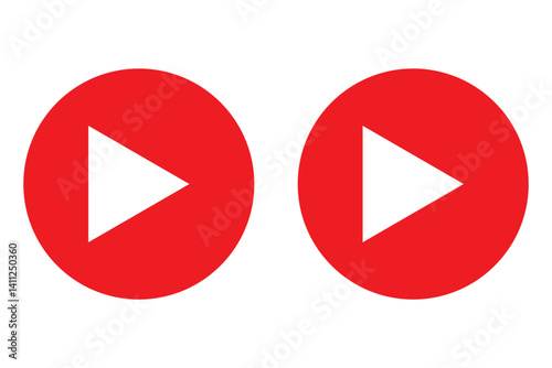 Play Icon set. Play button vector icon. variety Design. Free Download Play Icon set. Play button vector icon. variety Design. - GFXLoad