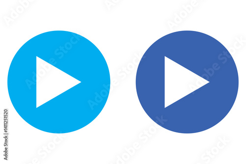Free Download Play Icon set. Play button vector icon. variety Design. - GFXLoad