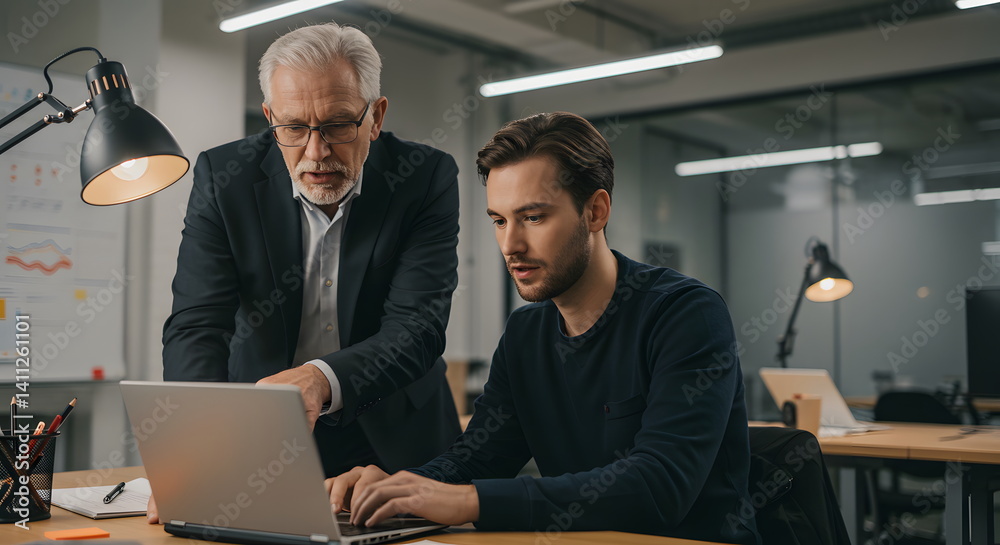 Two diverse researchers collaborating and analyzing data in a modern laboratory. The image emphasizes scientific inquiry, teamwork, and discovery. Two diverse researchers collaborating and analyzing data in a modern laboratory. The image emphasizes scientific inquiry, teamwork, and discovery.
