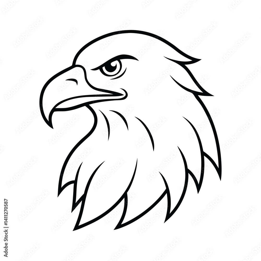 eagle head vector illustration eagle head vector illustration