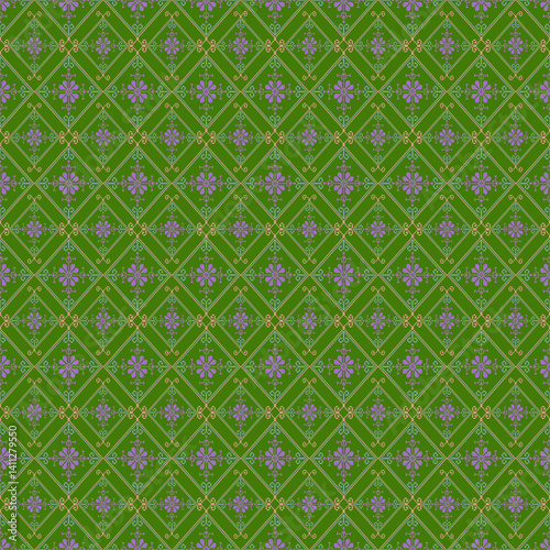 Beautiful retro seamless pattern design by geometric 