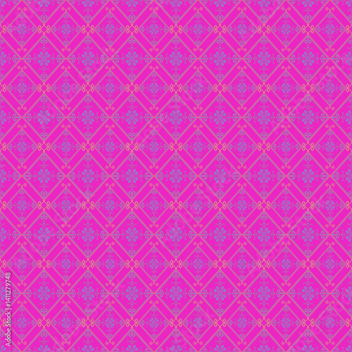Beautiful retro seamless pattern design by geometric 