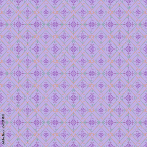 Beautiful retro seamless pattern design by geometric 