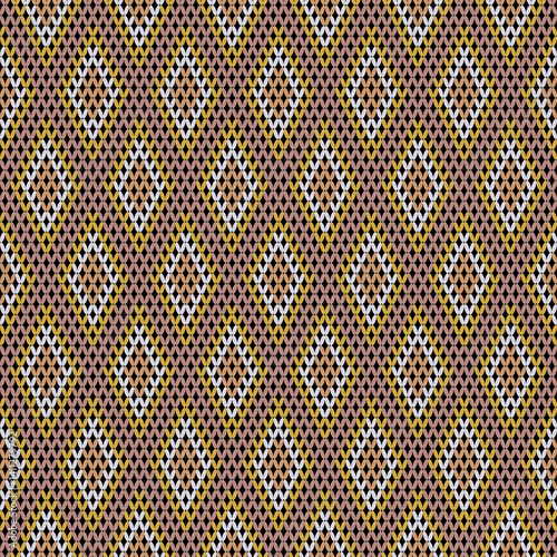 Beautiful vintage seamless pattern design by geometric 