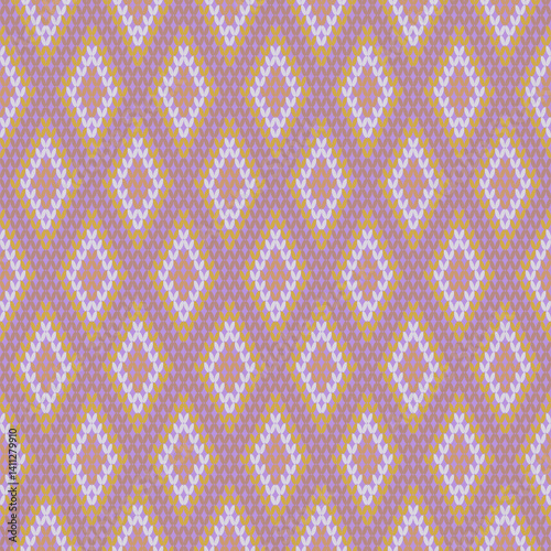 Beautiful vintage seamless pattern design by geometric 