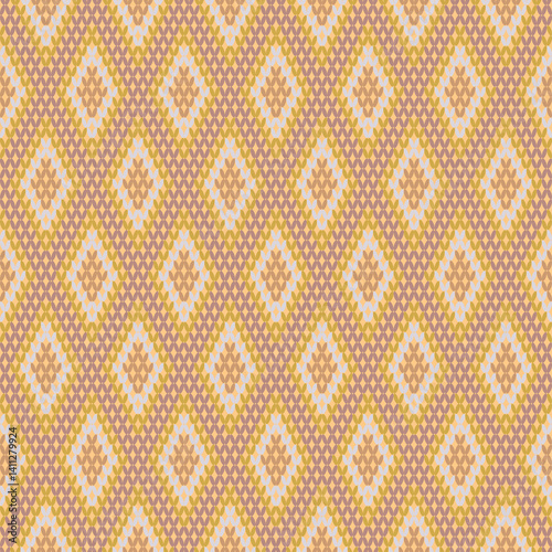 Beautiful vintage seamless pattern design by geometric 