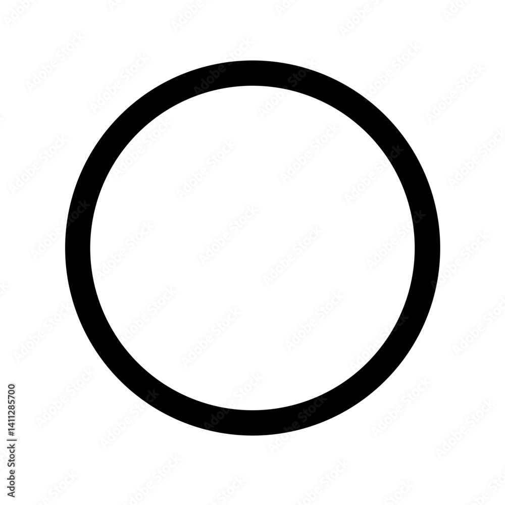 Circle Icon Vector Illustration Circle Icon Vector Illustration