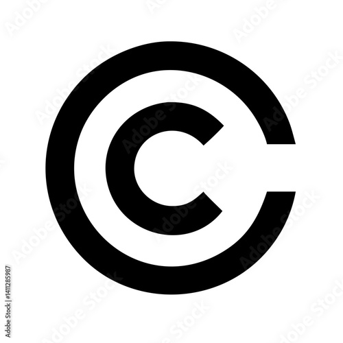 Copyright Icon Vector Illustration