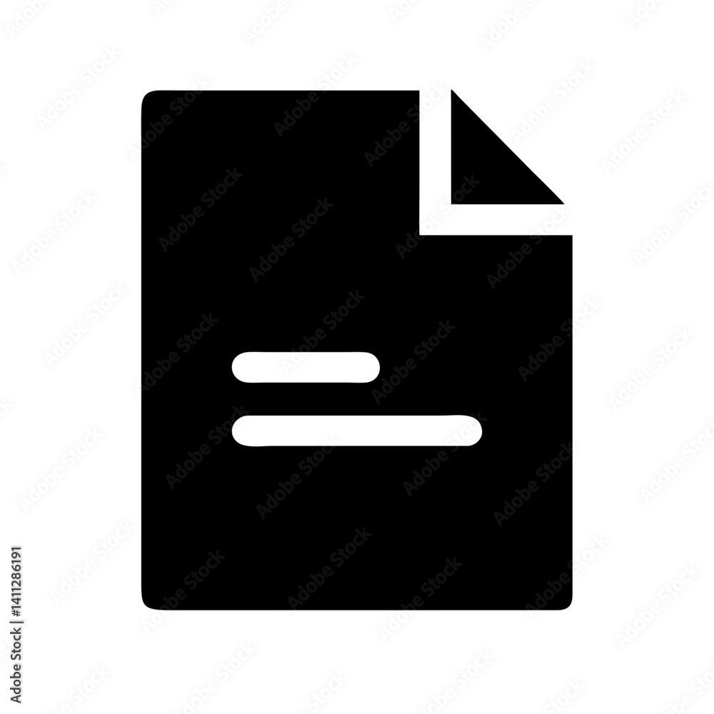 Document Alt Icon Vector Illustration Document Alt Icon Vector Illustration