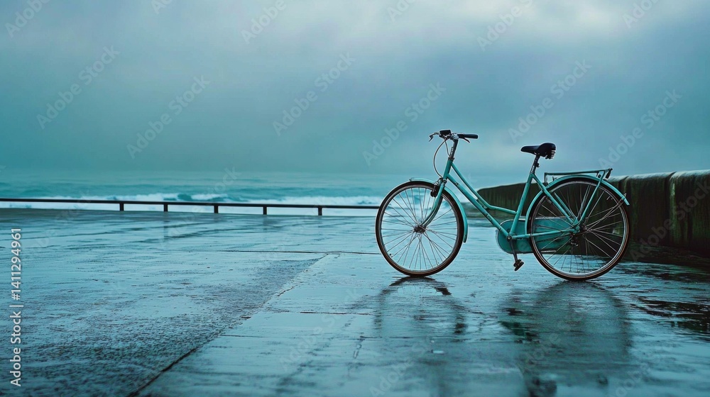 Obraz premium bicycle on the beach