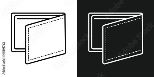 wallet icon vector set use for web. Wallet icon set. Purse plugh for crypto payment. Digital wallet with bitcoin coin, billfold and cards. Vector illustration in eps 10.