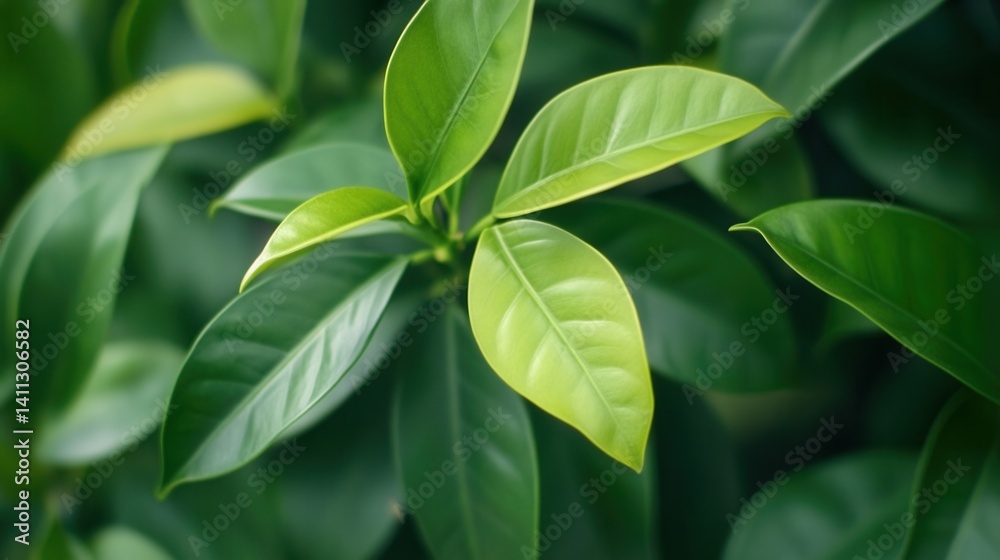 Fresh green leaves Fresh green leaves
