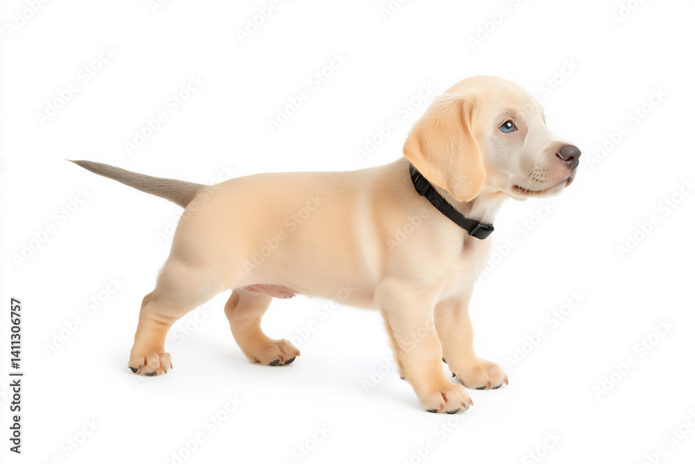 Fototapeta premium lively weimaraner puppy,