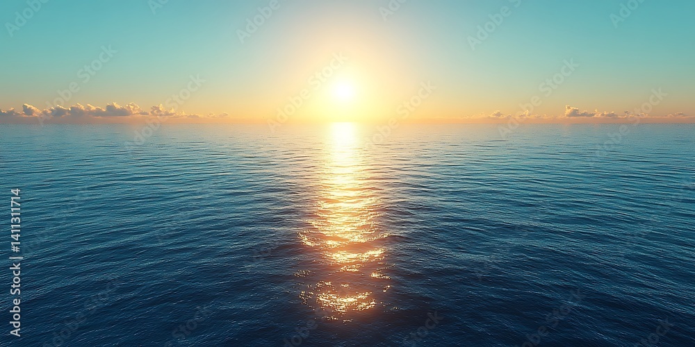Obraz premium Sunrise over Ocean View