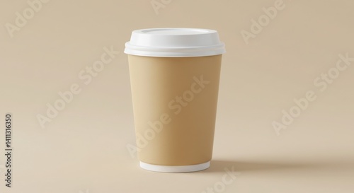 Coffee Cup Minimalist Style Mockup 57